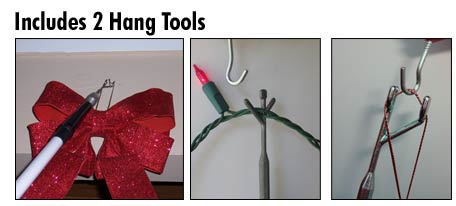 Includes 2 Hang Tools